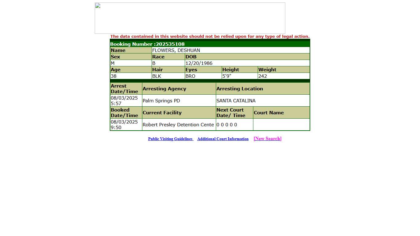 Inmate Information System